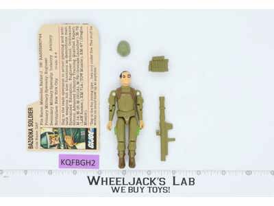 Zap V1 Straight Arms 100% Complete G.I. Joe 1983 Hasbro Vintage Action Figure