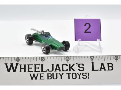 Brabham-Repco F-1 #2 Green 1969 Hot Wheels Mattel Vintage Redline RL