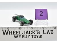 Brabham-Repco F-1 #2 Green 1969 Hot Wheels Mattel Vintage Redline RL