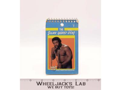 The Junk Yard Dog Memo Pad WWF Titan Sports Inc. 1985 Vintage