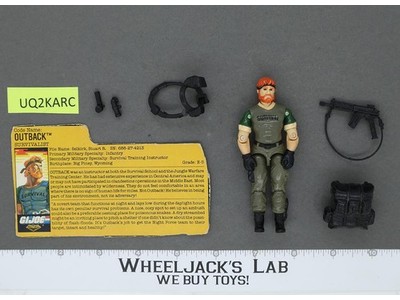Outback V2 Night Force 100% Complete G.I. Joe 1988 Hasbro Vintage Action Figure