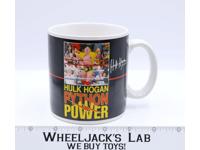 WWF Hulk Hogan 1990 Wrestling Mug Cup Python Power Vintage