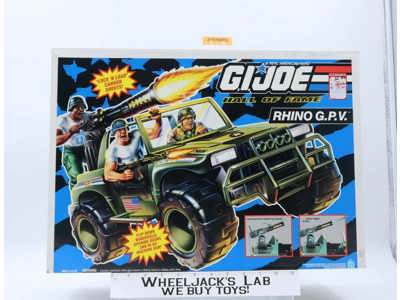 Rhino G.V.P. Heavy Duty Ground Patrol Vehicle GI Joe Hall Of Fame MISB 1993