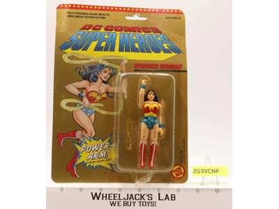 Wonder Woman W/Power Arm Super Heroes DC Comics 1989 NEW MOSC Vintage Toybiz