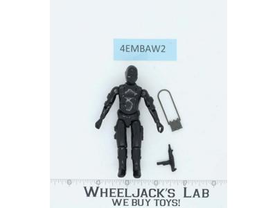 Snake Eyes V1 Straight Arms 100% Complete G.I. Joe 1982 Hasbro Vintage Figure