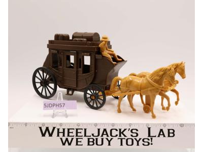 #7665 Horse Drawn Carriage W/Driver Processed Plastic Co. Made in USA