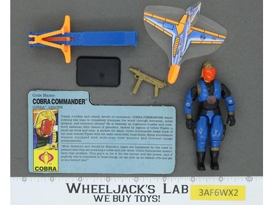 Cobra Commander V4 100% Complete 1991 G.I. Joe Hasbro Vintage Action Figure