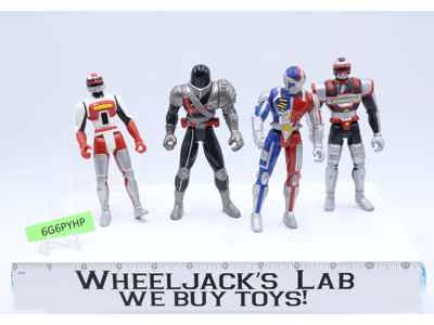 Lot (4) VR Troopers Kaitlin Star Ryan Steele Saban's 1994 Kenner Action Figure