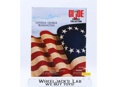 General George Washington GI Joe Classic Collection 1998 Kenner NEW MISB SEALED