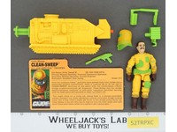 Clean-Sweep V1 100% Complete G.I. Joe 1991 Hasbro Vintage Action Figure