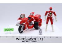 Tyrannosaurus Battle Bike W/Ranger Power Rangers 1993 Bandai Figure Vehicle