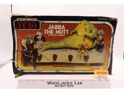 Jabba the Hutt Throne Room Playset 100% Complete Star W/Box Wars ROTJ Vintage