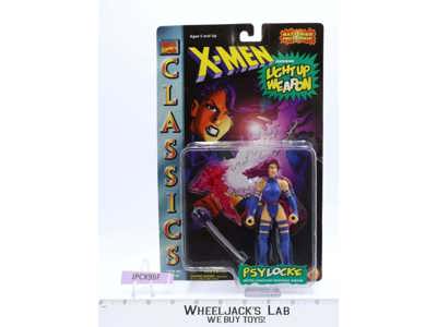 Psylocke w/ Light-Up Knife X-Men 1996 Toy Biz NEW MOSC Marvel Comics Classics
