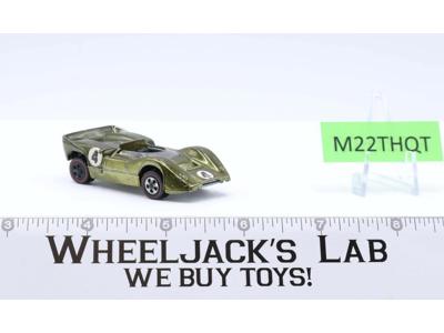 McLaren M6A Spectraflame Olive Green 1969 Redline Hot Wheels Mattel Vintage