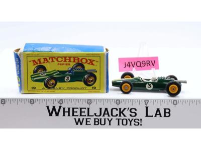 Lotus Racing Car 19 Lesney Matchbox Series 1960's Made In England