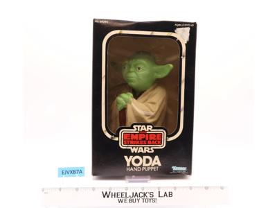 Yoda Hand Puppet 8" Star Wars Empire Strikes Back 1981 Kenner Vintage NR MINT