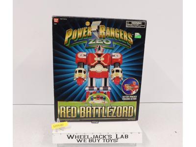 Deluxe Red Battlezord 100% Complete Power Rangers Zeo 1995 Bandai Action Figure