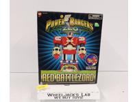 Deluxe Red Battlezord 100% Complete Power Rangers Zeo 1995 Bandai Action Figure