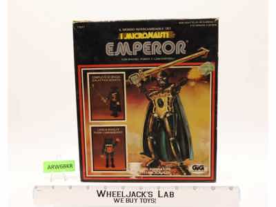 Emperor 100% Complete Micronauts Micronauti Italian 1977 Mego GiG Action Figure