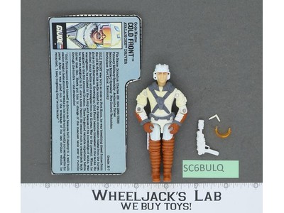 Cold Front V1 100% Complete G.I. Joe 1990 Hasbro Vintage Action Figure