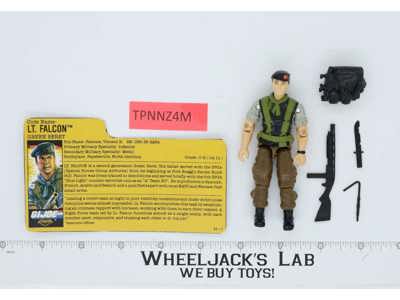 Lt. Falcon NIGHT FORCE V2 100% Complete 1988 G.I. Joe Hasbro Vintage Figure