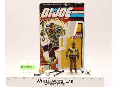 Alpine V1 100% Complete W/ Cardback 1985 G.I. Joe Hasbro Vintage Action Figure