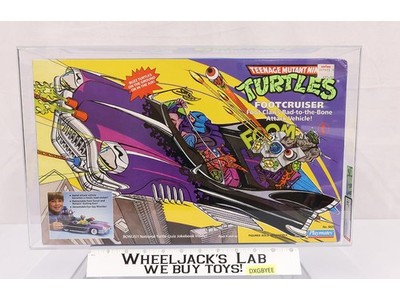 Foot Cruiser AFA GRADED 75+ TMNT 1989 Playmates Vehicle NEW SEALED