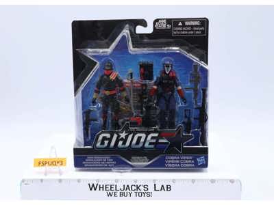 Iron Grenadier & Cobra Viper Two Pack GI Joe Sinister Allies 2016 Hasbro NEW MOC