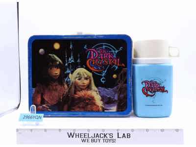 The Dark Crystal Metal Lunchbox W/ Thermos Mug Henson Associates 1982 Thermos