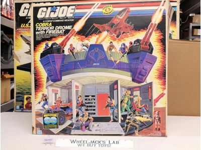 Terror Drome W/ AVAC 100% Complete UNBROKEN GI Joe 1986 Hasbro Playset