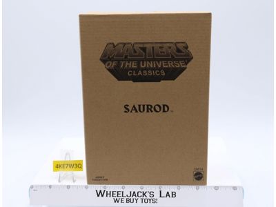 Saurod w/ Mailer MOSC NEW He-Man Classics MOTUC 2015 Mattel Action Figure
