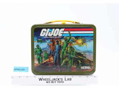 GI Joe Metal Lunch Box A Real American Hero 1982 Thermos Brand Vintage
