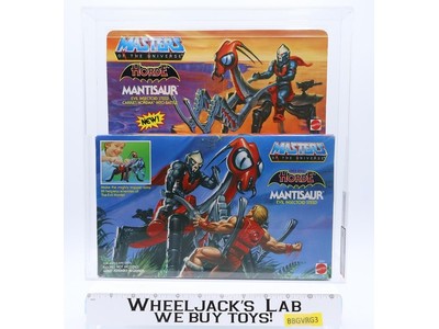 Mantisaur AFA GRADED 75+ Masters of the Universe Mattel No Color Break SEALED