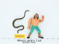 Jake The Snake WWF WWE Hasbro Wrestling 1990 Titan Sports Vintage Figure w Snake