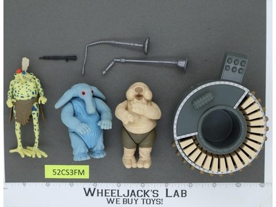 Sy Snootles & Max Rebo Band 100% Complete Star Wars 1983 Kenner Action Figures
