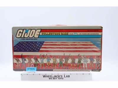 GI Joe Collectors Case 24 Action Figures W/TRAYS 1984 Tara Toy Accessory