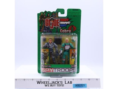 Sgt. Hacker vs Scalpel GI Joe vs Cobra Spytroops 2003 Hasbro NEW SEALED