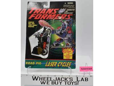 Road Pig Laser Cycle G2 Transformers 1994 Hasbro Figure NEW MOSC SEALED