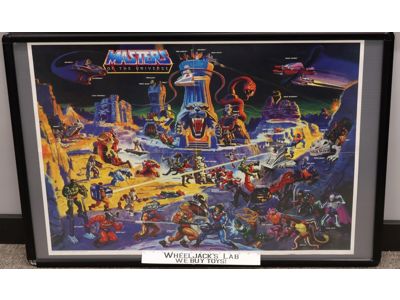 He-Man Large Poster 32 x 23 Masters of the Universe MOTU 1986 Eternia