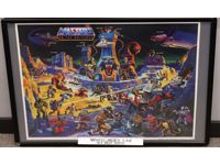 He-Man Large Poster 32 x 23 Masters of the Universe MOTU 1986 Eternia