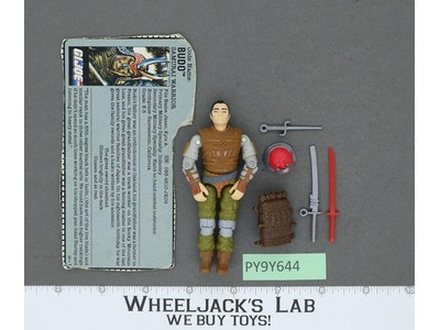 Budo V1 100% Complete G.I. Joe 1988 Hasbro Vintage Action Figure