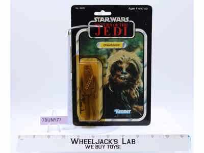 Chewbacca 77 Back-A Star Wars ROTJ 1983 Kenner Action Figure NEW MOSC SEALED