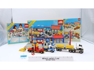 #6393 Big-Rig Truck Stop W/Box & Instructions Legoland 1987 Town System