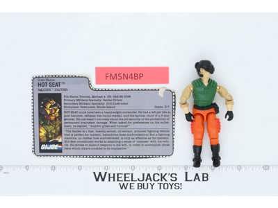 Hot Seat V1 100% Complete G.I. Joe 1989 Hasbro Vintage Action Figure
