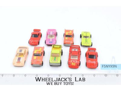 Lot of 9 Miscellaneous Race Cars Vintage Matchbox Hotwheels