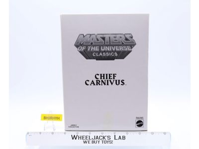 Chief Carnivus w/Mailer MOSC NEW He-Man Classics MOTUC 2010 Mattel Action Figure