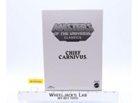 Chief Carnivus w/Mailer MOSC NEW He-Man Classics MOTUC 2010 Mattel Action Figure