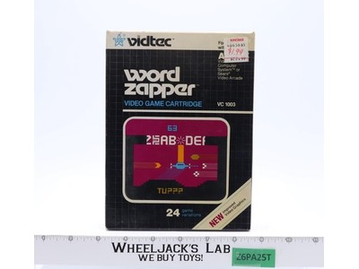 Ward Zapper W/ Box + Manual ATARI 2600 1982 Vidtec Vintage Game Cartridge