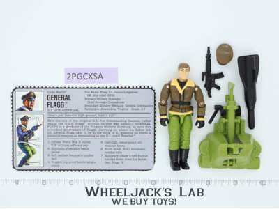 General Flagg V1 100% Complete 1992 G.I. Joe Hasbro Vintage Action Figure