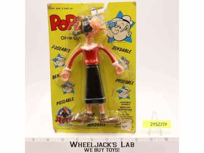 Olive Oyl Popeye Jesco 1988 Action Figure